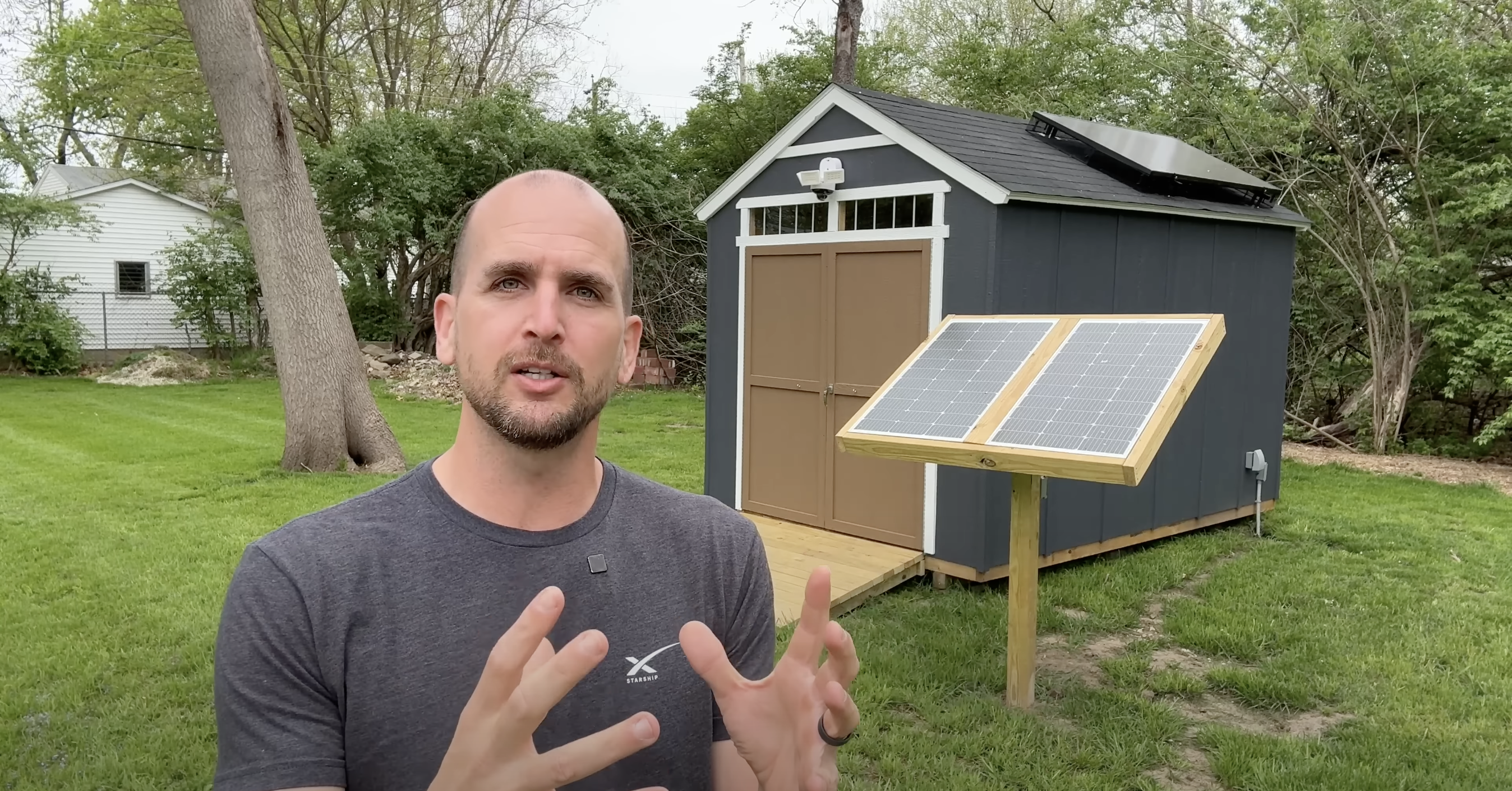 Solar Powered Shed